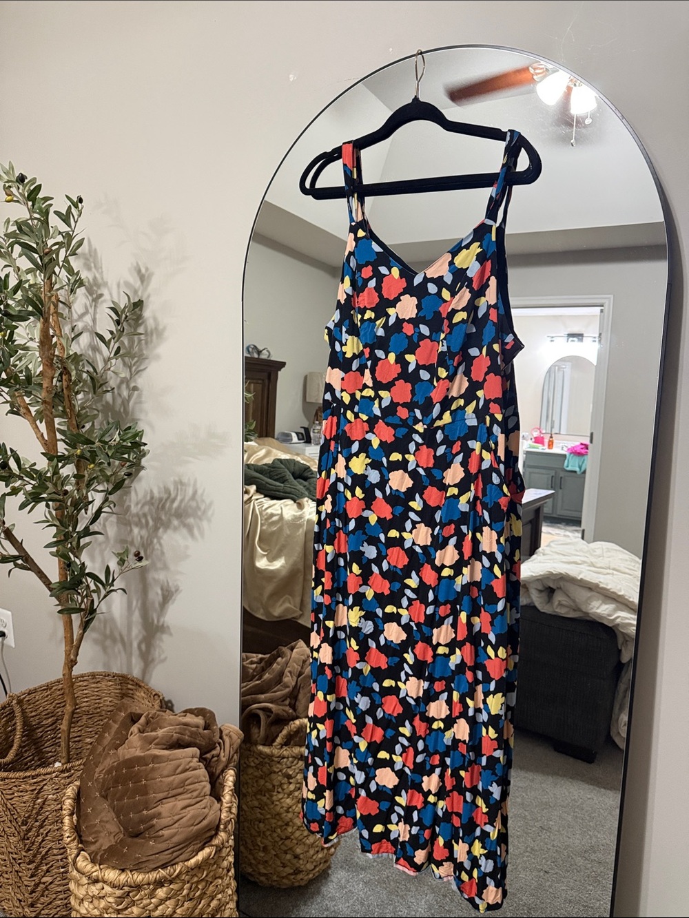 Women’s Floral Multicolor Slip Dress Stitchfix